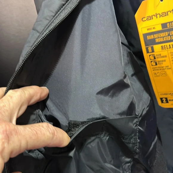 Carhartt Rain Defender lightweight insulated jacket, relaxed,fit 2 warmth rating - Picture 9 of 14